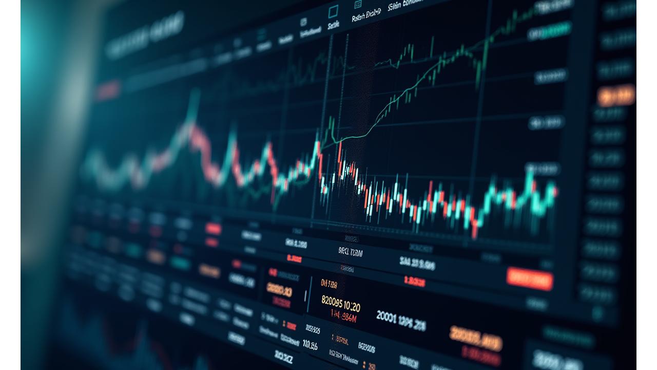 Live AI trading dashboard displaying real-time crypto prices, performance metrics, and a visualization of machine learning decisions.