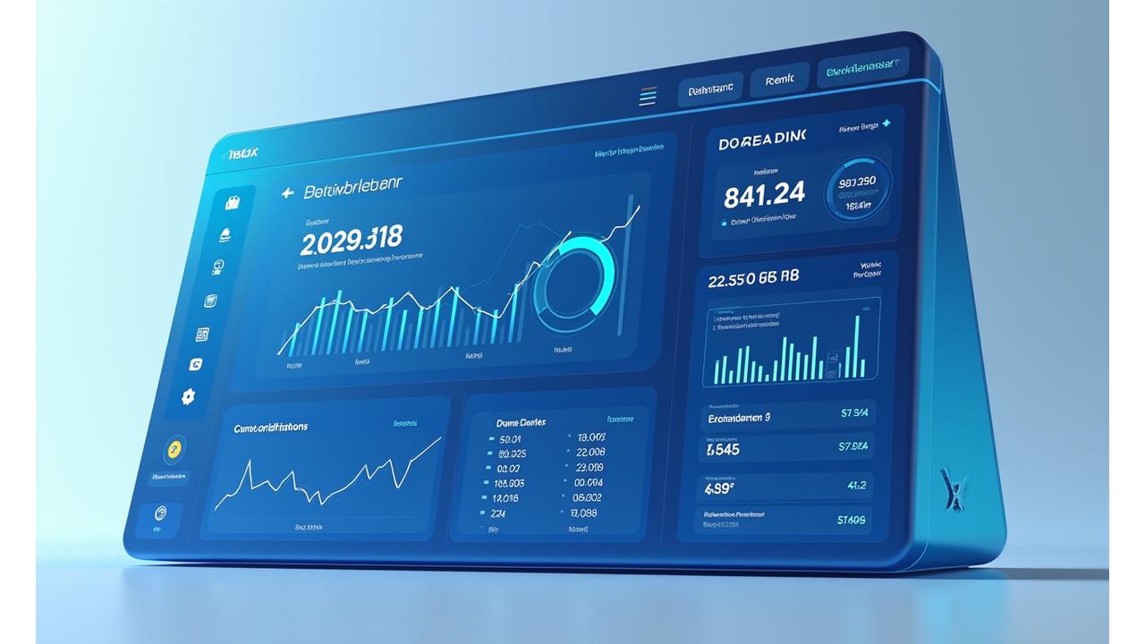 Interactive preview of Verity Bloom's decentralized lending platform dashboard, showing real-time interest rates and available liquidity.