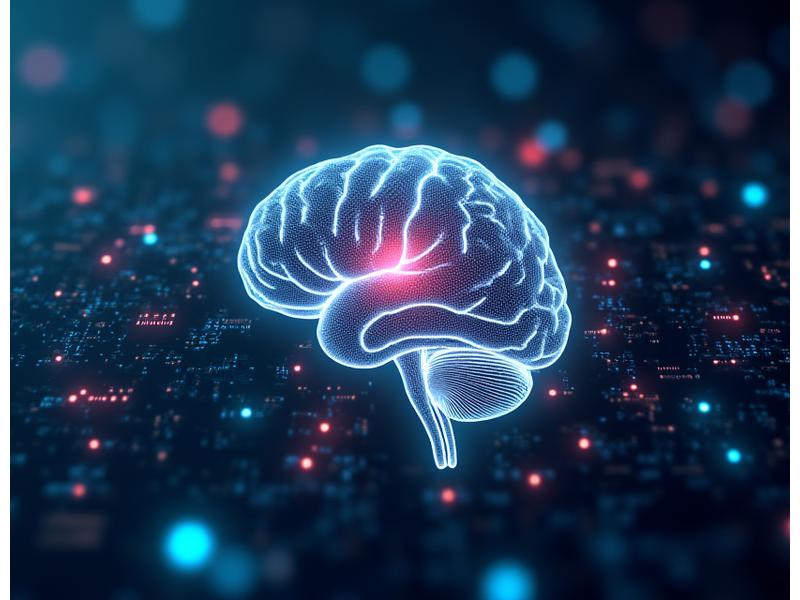 Conceptual image of an AI brain integrated with financial charts and data points, symbolizing intelligent portfolio optimization.